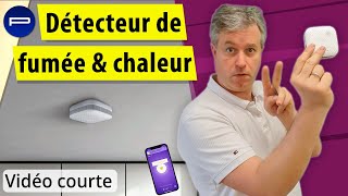 Détecteur de fumée &amp; chaleur connecté RWM-205.duo VisorTech [PEARLTV.FR]