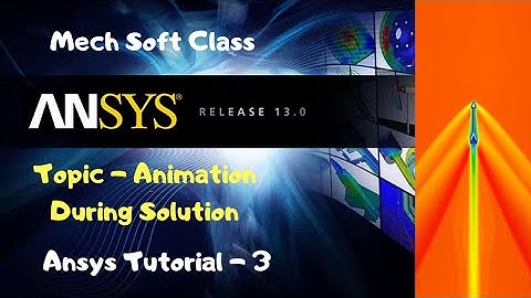 Animation during solution in ansys fluent | Supersonic Speed animation in ansys fluent