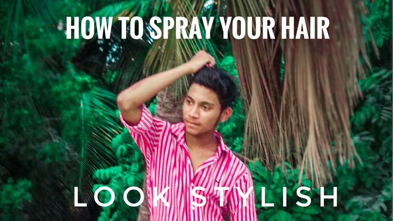 🔥HOW TO SPRAY YOUR HAIR AT HOME ONLY 3MINUTES YouTube