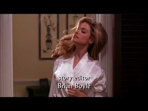 White Satin Kimono Robe - Denise Richards