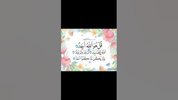 سورة الاخلاص #قران_كريم #اكسبلور #لايك #تيك_توك #حالات_واتس #ترند