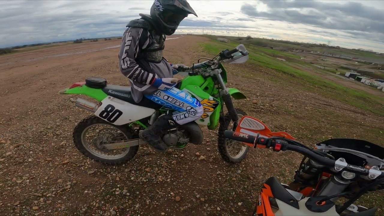 Dirtbiking at Prairie City SVRA, CA
