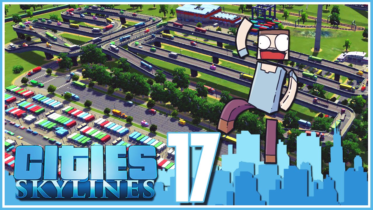 Cities Skylines Ep.17 Train Freight Terminal! YouTube