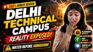 Delhi Technical Campus Greater Noida Honest Review 😍 | Direct Admission Without JEE 🤯