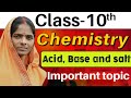 Class-10th Science Chapter-2 Acid,Base and salt important topic Chemistry //#youtube#education