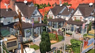 Military Base Family Homes | The Sims 4 Speed Build