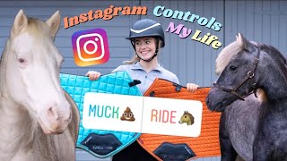 Instagram Controls My Horsey Life for 24 Hours! | This Esme AD