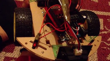 2WD collision avoidance robot  Arduino - with SHARP sensor