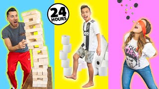 Going CRAZY AT HOME For 24 Hours.. **SO BORED** | The Royalty Family