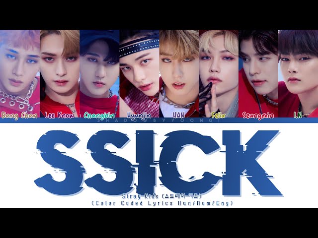 Stray Kids 'SSICK' (Color Coded Lyrics) | ShadowByYoongi class=