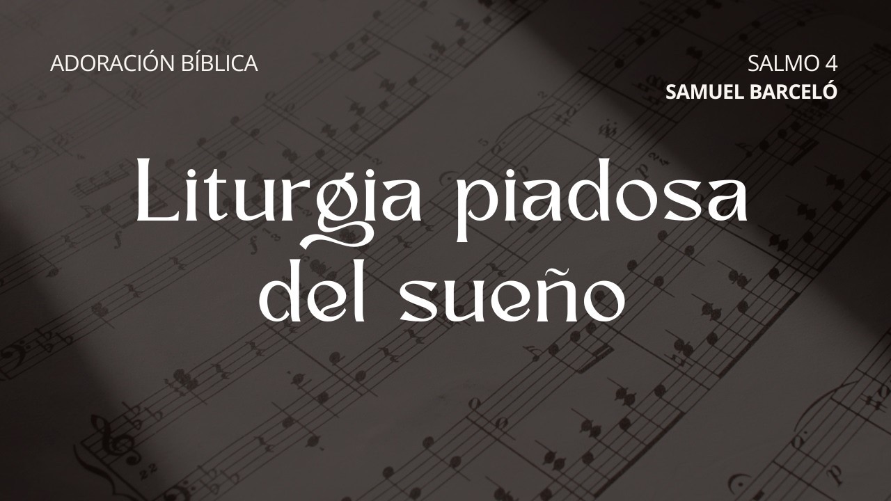 Liturgia piadosa del sueño | Samuel Barceló