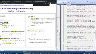 13.14 Operator Overloading Advice