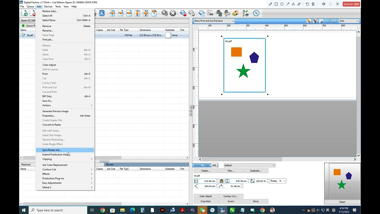 CADlink Digital Factory DTF V11 for VICUT DTF Cutter