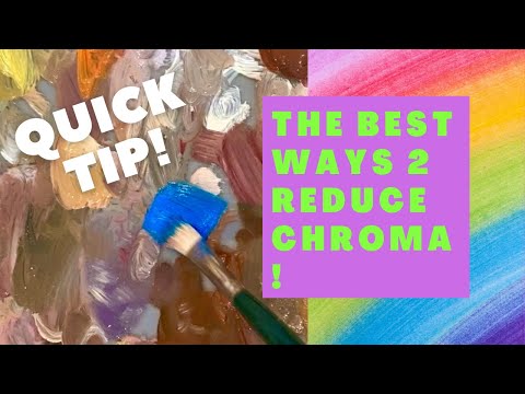 🎨 QUICK PAINTING TIP || How to Quickly Tone Down a Colour