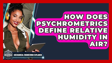 How Does Psychrometrics Define Relative Humidity In Air? - Mechanical Engineering Explained