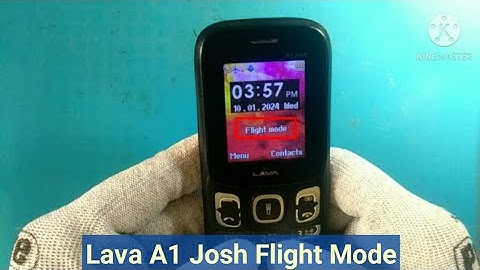lava a1 josh flight mode setting