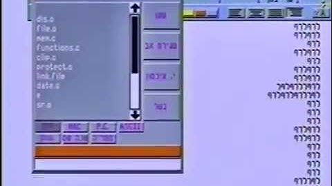 Rashumon word processor by Michael Haephrati