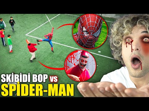 DOM DOM YES YES vs SPİDERMAN FİGHT ! - GERÇEK HAYATTA DRONE KAMERASINA YAKALANDI !! 😱