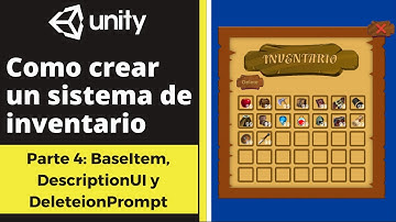 Como crear un sistema de inventario en Unity 2023 [Parte 4]