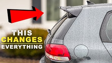 ECS Tuning Rear Hatch Spoiler Extension Install - MK6 GTI