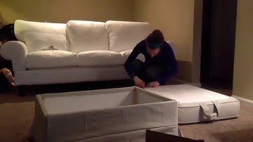 Ikea Ektorp Ottoman Assembly - Time Lapse