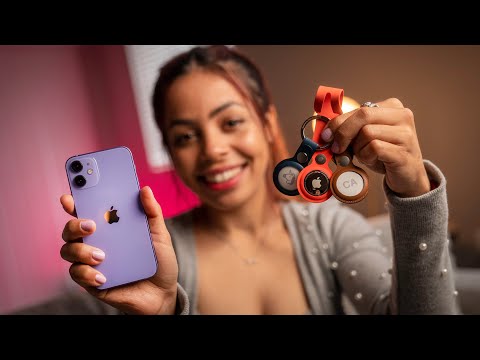 Purple iPhone 12 + AirTags Unboxing!