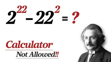 No Calculator Allowed | Math Olympiad Question