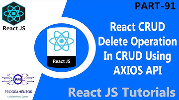 91 | Delete Operation In React CRUD App | CRUD React JS | React CRUD | Delete Data API (Hindi/Urdu)