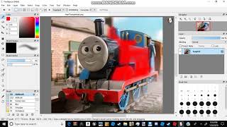 Me Paniting My Oc In Firealpaca