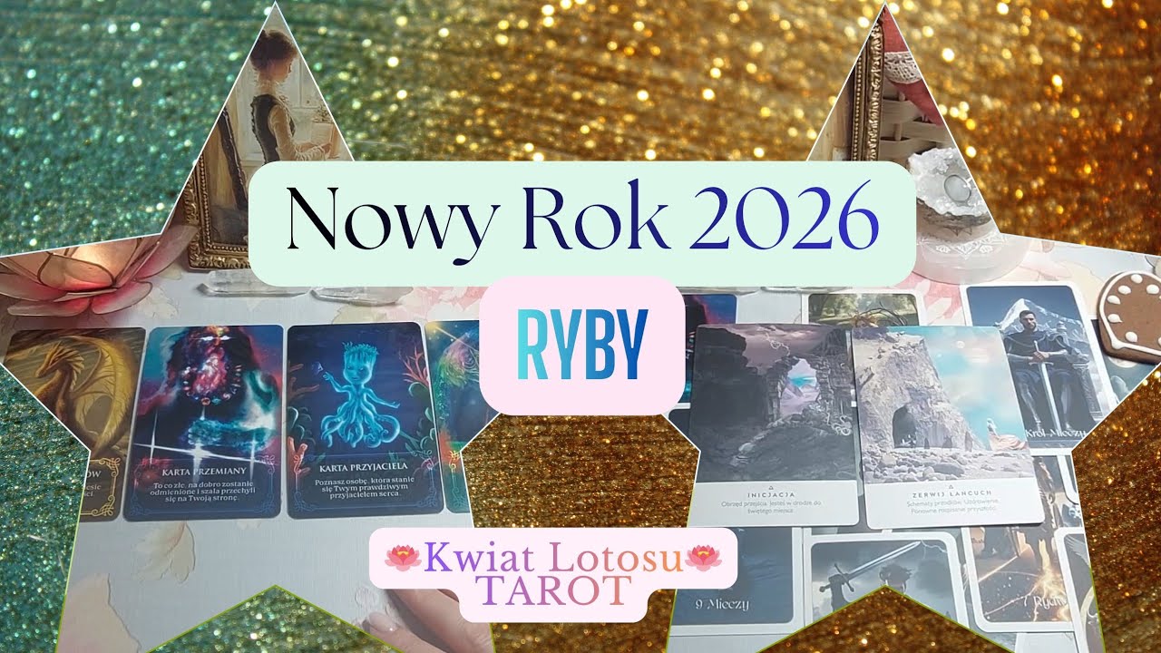 ♓️RYBY Horoskop 2026 ⭐️Przemiana⭐️Przyjaciel⭐️Piekna przeszłość #kwiatlotosutarot #tarot