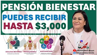  ¡Aviso urgente para Adultos Mayores¡Pensión Bienestar PODRIAS RECIBIR hasta $3,000 INFORMATE