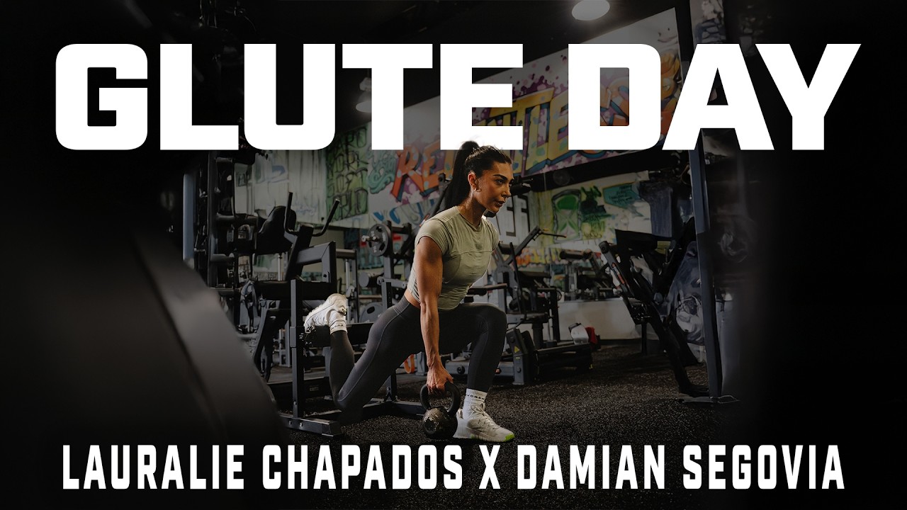 Тренировка ягодичных мышц @LauralieChapadosIFBBPro и Дамиан Сеговия