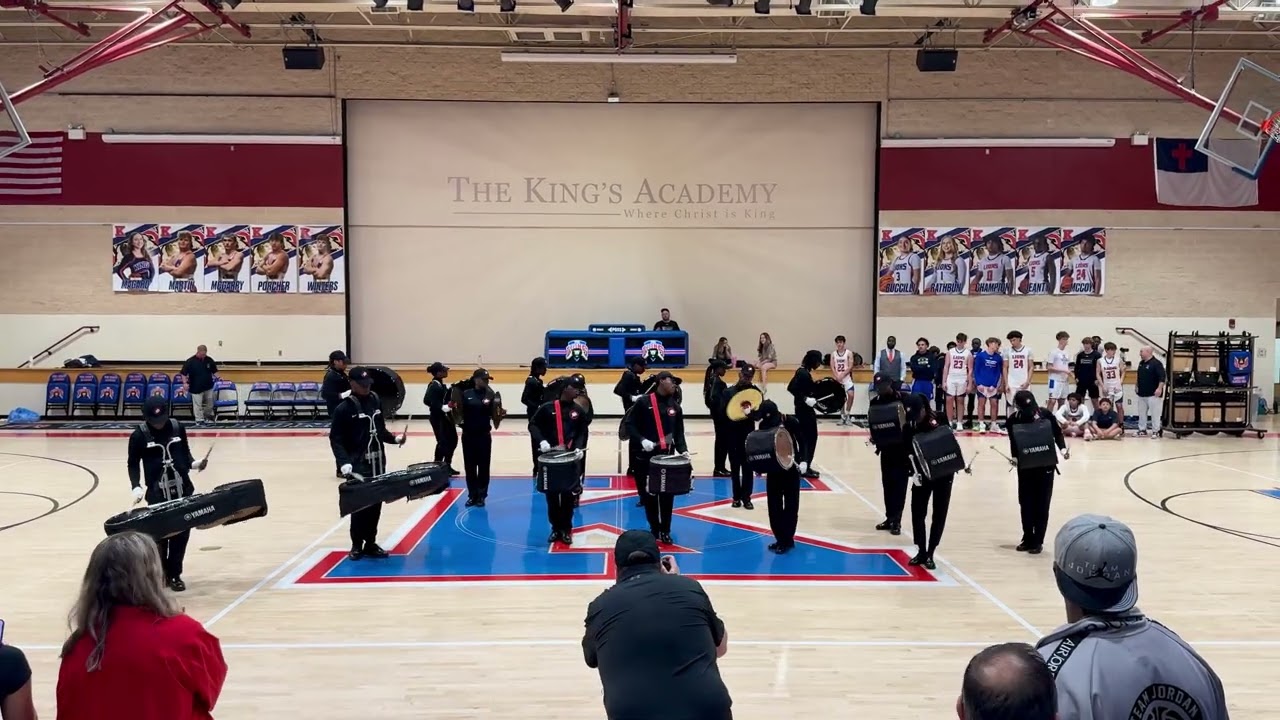 Drum Core at TKA Basketball Game 1/14/26