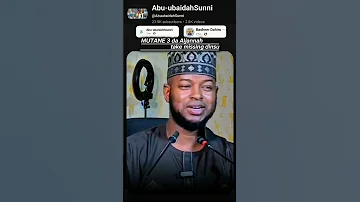 Mutane 3 Da Aljannah Yake Begen Zuwansu Sheikh Ahmad Muhammad Gombe Aljannah Lahira Alqiyama 