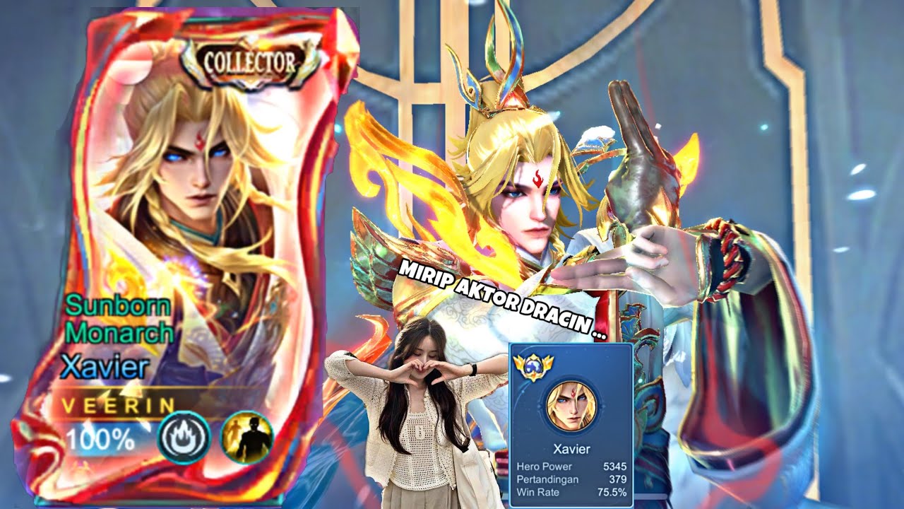 REVIEW SKIN COLLECTOR XAVIER - SUNBORN MONARCH 💛✨