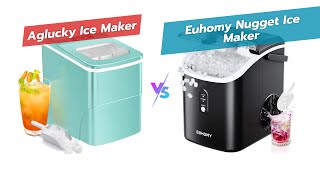 Ice Maker Showdown: AGLUCKY vs EUHOMY 🧊💥 Countertop Ice Machines Review