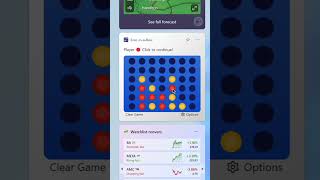 NEW: Four-in-a-Row Windows 11 Widget screenshot 4