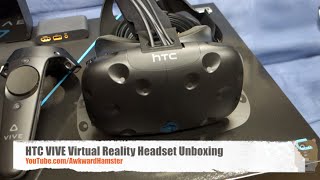 HTC VIVE Virtual Reality Headset Unboxing