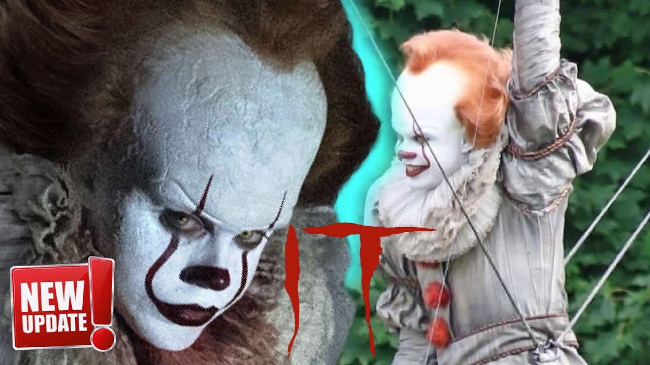 First Look at Pennywise the Clown in IT: Chapter 2 - YouTube