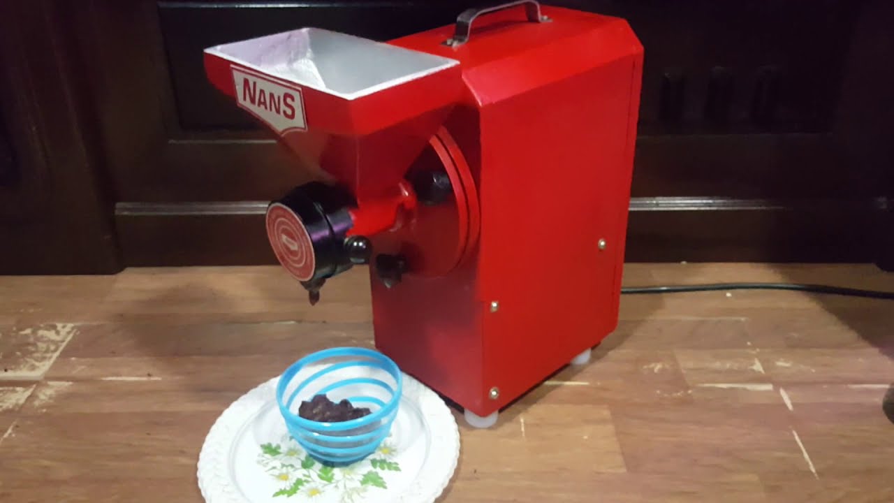 Cocoa bean butter making machine "nans" brand YouTube