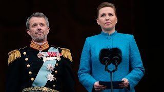 King Frederik X proclaimed by prime minister on palace balcony