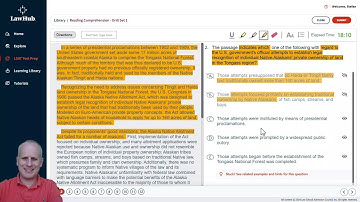 How to Find Details in a LSAT Passage Using LawHub Reading Comprehension Drill Set 1