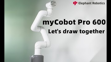 myCobot Pro 600 | Robotic arm is also a good painter