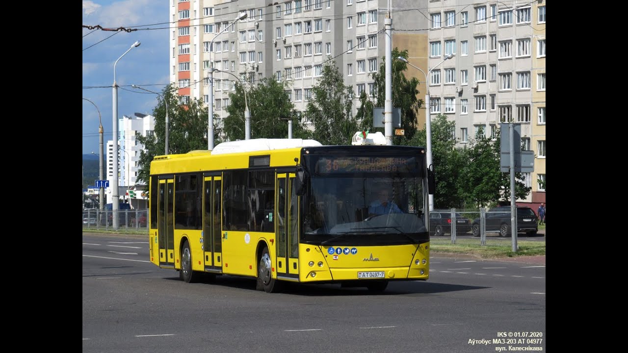 Информатор автобусного маршрута №36 г.Минск