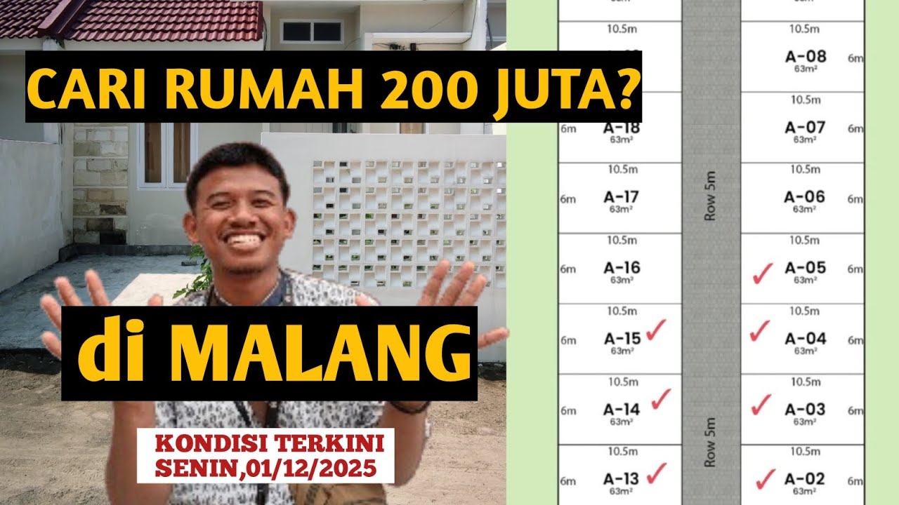 RUMAH MURAH 200 JUTA DI MALANG JATIM 