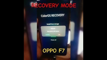 OPPO F7 Problem Recovery Mode