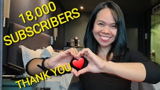 THANK YOU 18,000 YOUTUBE SUBSCRIBERS ❤️