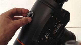 Polar Scope Modification - Dust Cover Upgrade For Celestron CGEM DX Mount.