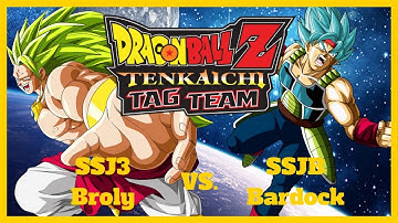 DBZ Tenkaichi Tag Team ~ SSJB Bardock v. SSJ3 Broly