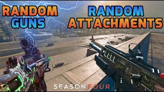 Using Random Guns and Attachments in Warzone Season 4 #1 SA87/FFAR
